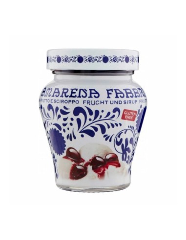 Fabbri Cherries Fruit and Syrup Anforetta - 230 gr - Free shipping delivered to EUROPE and UK