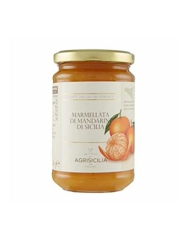 Agrisicilia Sizilianische Mandarinen Marmelade - 360 gr - Kostenloser Versand nach Europa und Großbritannien