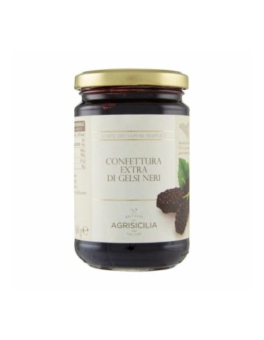 Agrisicilia Confiture Extra de Mûres Noires - 360 gr - Livraison gratuite en EUROPE et au Royaume-Uni