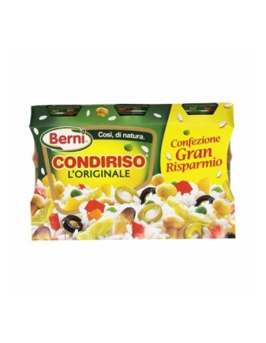 Berni Condiriso Classico - 3 x 290 gr - Spedizione gratuita consegnata in EUROPA e UK