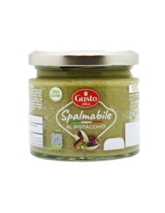 Gusto Etna Sicilian Pistachio cream spreadable - 190 gr - Free shipping delivered to EUROPE and UK