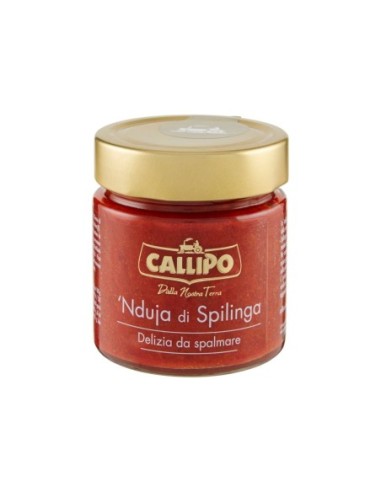 Callipo Nduja salami from Spilinga spreadable - 200 gr - Free shipping delivered to EUROPE and UK