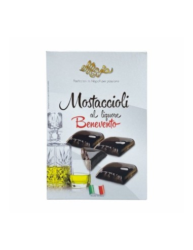 Maja Mostaccioli with Beneventano Liqueur - 200 g - Free shipping delivered to EUROPE and UK