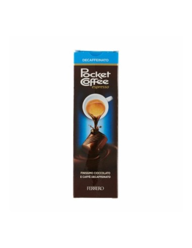 Ferrero Pocket Coffee Décaféiné 5 pièces - 62,5 g - Livraison gratuite en EUROPE et au Royaume-Uni