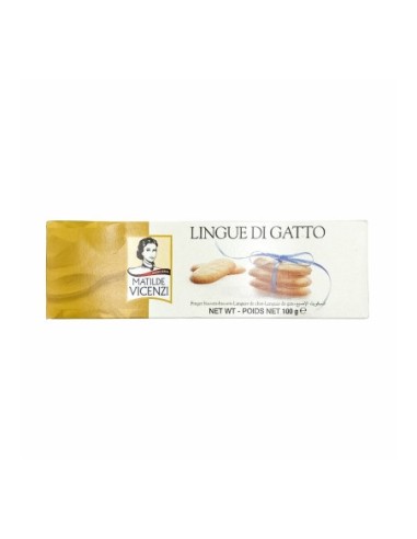 Matilde Vicenzi Cat's Tongue Cookies - 100 g - Free shipping delivered to EUROPE and UK