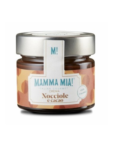 MammaMia Hazelnut Cream from Alta Langa 50% - 180 g - Free shipping delivered to EUROPE and UK