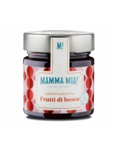 MammaMia Confettura Extra Frutti di Bosco - 240 gr - Spedizione gratuita consegnata in EUROPA e UK