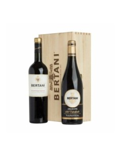 Bertani Cofanetto Valpolicella Amarone e Ripasso - 2 bott. - Spedizione gratuita consegnata in EUROPA e UK