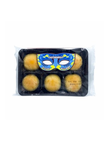 Castagnole fourrés à la crème - 180 gr - Livraison gratuite en EUROPE et au Royaume-Uni