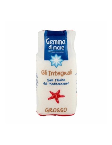 Gemma di Mare Coarse Integral Salt - 1 kg - Free shipping delivered to EUROPE and UK