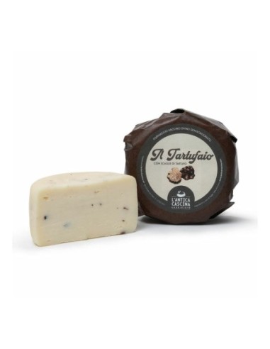 Il Tartufaio cheese with truffle - 320 g approx. - Free shipping delivered to EUROPE and UK