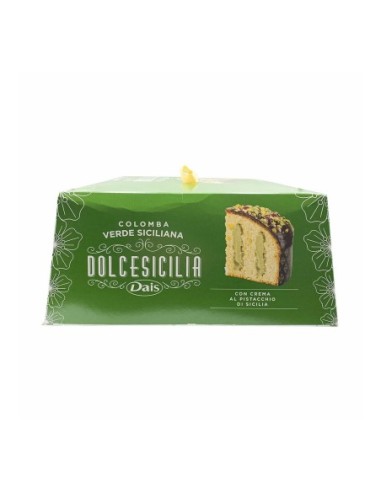 Dais Colomba con Crema al Pistacchio di Sicilia - 800 gr - Spedizione gratuita consegnata in EUROPA e UK