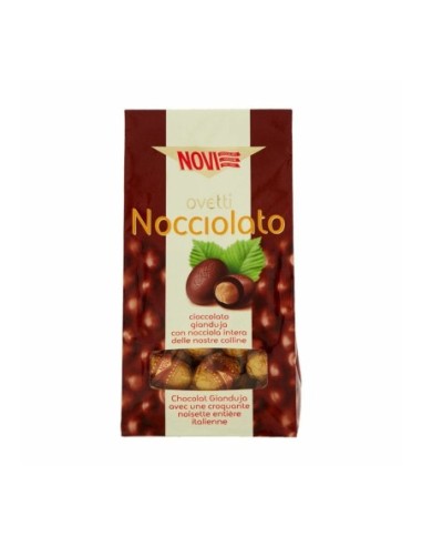 Novi Oeufs en chocolat Ovetti Nocciolato - 160 gr - Livraison gratuite en EUROPE et au Royaume-Uni