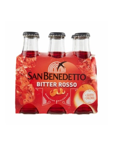 San Benedetto Red Bitter - 6 x 10 cl - Free shipping delivered to EUROPE and UK