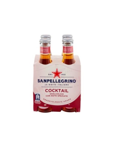 SanPellegrino Cocktail Rosso - 4 x 20 cl - Livraison gratuite en EUROPE et au Royaume-Uni