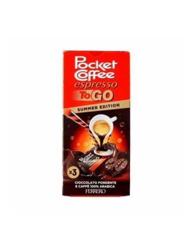 Ferrero Pocket Coffee Espresso To Go 3 pz - 75 gr - Spedizione gratuita consegnata in EUROPA e UK