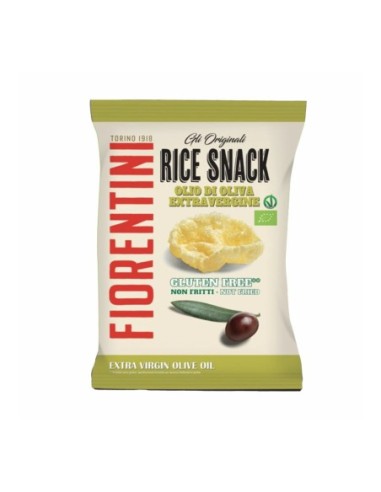 Fiorentini Rice Snack with Extra Virgin Olive Oil Gluten-Free - 40 g - Free shipping delivered to EUROPE and UK