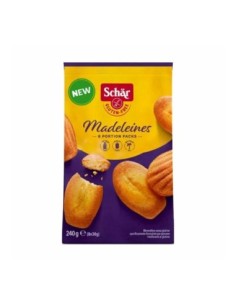 Schar Madeleines Senza Glutine - 240 gr - Spedizione gratuita consegnata in EUROPA e UK