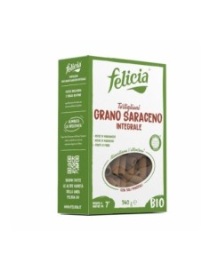 Felicia Buckwheat Whole Grain Tortiglioni Organic Gluten-Free - 340 g - Free shipping delivered to EUROPE and UK