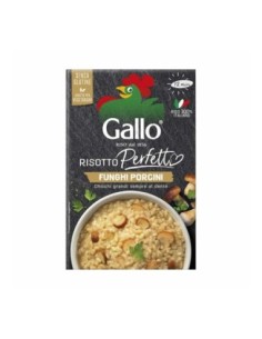 Gallo Perfect Risotto with Porcini Mushrooms - 175 gr - Free shipping delivered to EUROPE and UK