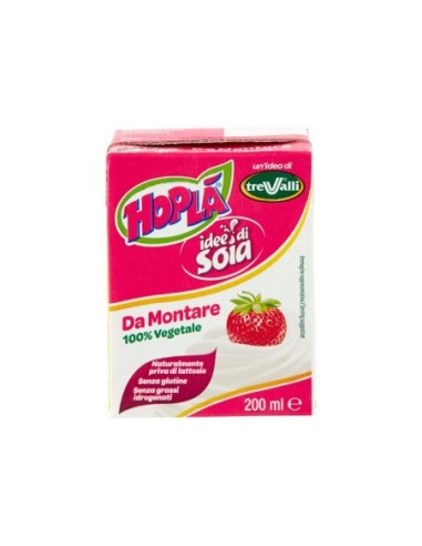 Hopla Montage Végétal Prêt à Utiliser Sans Gluten et Lactose - 200 ml - Livraison gratuite en EUROPE et au Royaume-Uni