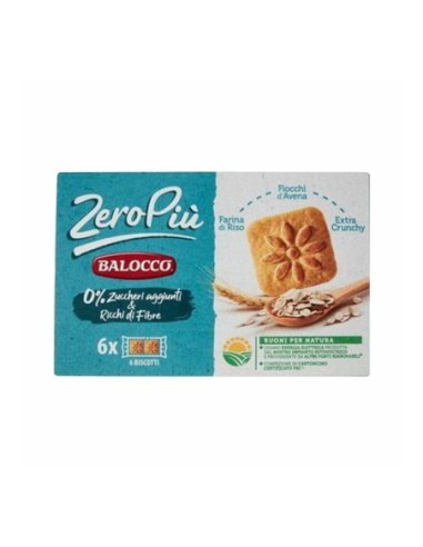 Balocco Biscuits ZeroPiu sans Sucre - 230 gr - Livraison gratuite en EUROPE et au Royaume-Uni