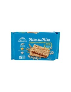 Galbusera Crackers Rijst op Rijst - 380 gr - Gratis verzending naar Europa en Groot-Brittannië