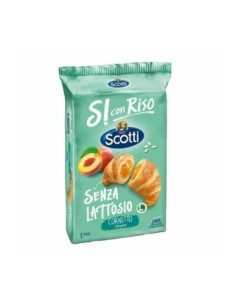 Scotti Cornetti con Pesca Senza Lattosio - 240 gr - Spedizione gratuita consegnata in EUROPA e UK