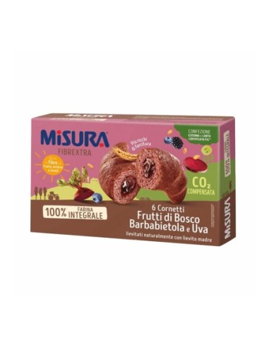 Misura Whole-wheat Croissants Beetroot Berries and Grapes - 308 gr - Free shipping delivered to EUROPE and UK