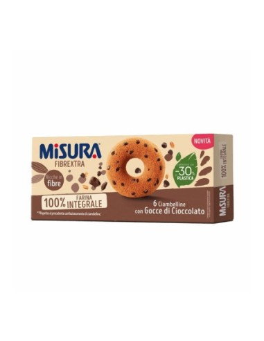 Misura Fibrextra Wholemeal Donuts with Chocolate - 230 gr - Free shipping delivered to EUROPE and UK