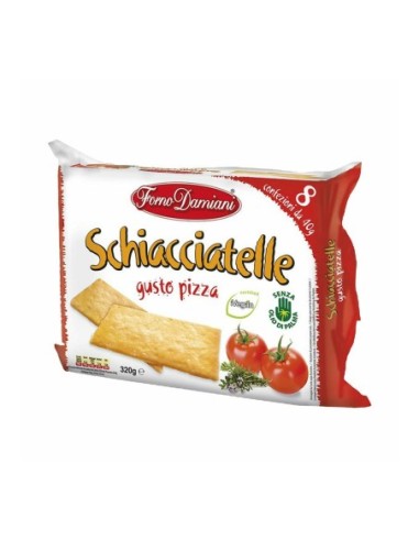 Forno Damiani Schiacciatelle a Pizza 8 pcs - 320 gr - Free shipping delivered to EUROPE and UK