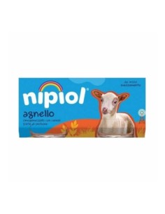 Nipiol Omogeneizzato con Agnello e Cereale - 160 gr - Spedizione gratuita consegnata in EUROPA e UK