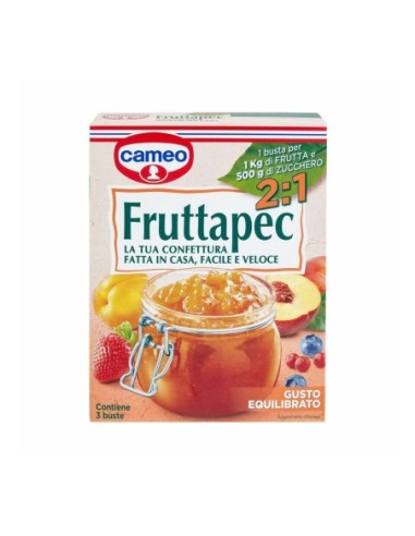 Cameo Fruttapec Balanced Flavor - 3x25 g - Free shipping delivered to EUROPE and UK