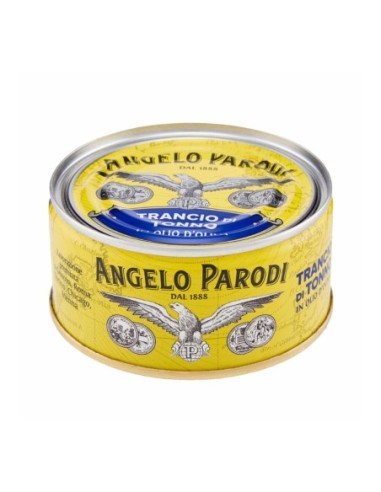 Angelo Parodi Tuna Slice in Olive Oil - 150 gr - Free shipping delivered to EUROPE and UK