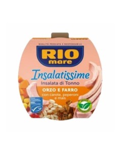 Rio Mare Insalatissime Tuna, Barley, and Spelt - 160 g - Free shipping delivered to EUROPE and UK