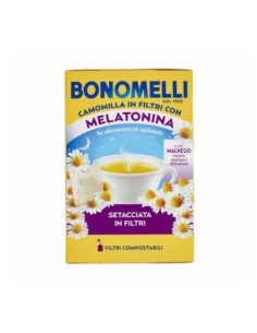 Bonomelli Camomille avec Mélatonine - 14 filtres - Livraison gratuite en EUROPE et au Royaume-Uni