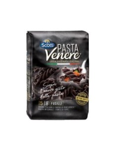 Scotti Pâtes Venere Fusilli Intégraux - 400 gr - Livraison gratuite en EUROPE et au Royaume-Uni