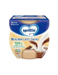 Mellin Goûter Lait et Cacao - 2 x 100 gr - Livraison gratuite en EUROPE et au Royaume-Uni