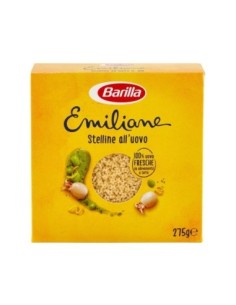 Barilla Emiliane Stelline à l'Oeuf - 275 gr - Livraison gratuite en EUROPE et au Royaume-Uni