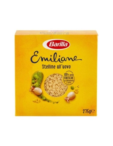 Barilla Emiliane Stelline mit Ei - 275 g - Kostenloser Versand nach Europa und Großbritannien