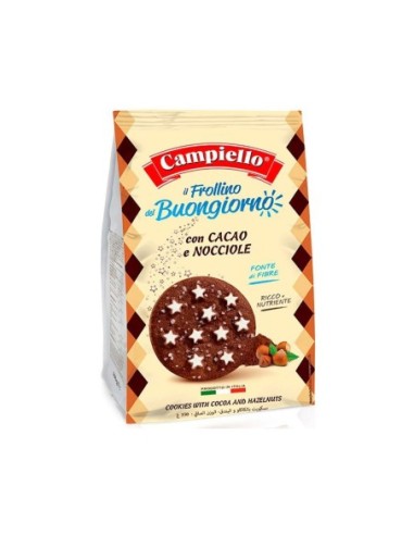 Campiello il Frollino con Cacao e Nocciole - 700 gr - Spedizione gratuita consegnata in EUROPA e UK