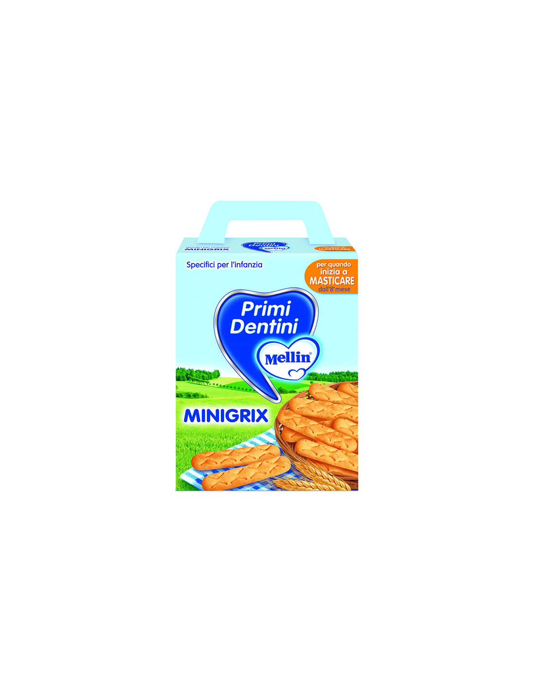 MiniGrix Mellin - 6 Confezioni Da 180g, Biscotti Per Bambini Dall'8° Mese, Non Salati - Foto 9