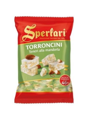 Sperlari Torroncini Tendres aux Amandes - 117 gr - Livraison gratuite en EUROPE et au Royaume-Uni