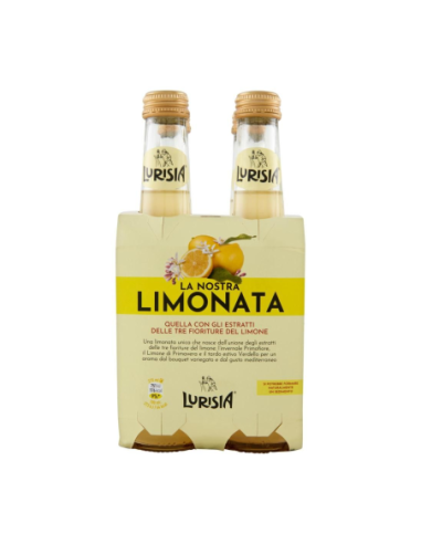 Lurisia Limonade - 4 x 275 ml - Gratis verzending naar Europa en Groot-Brittannië