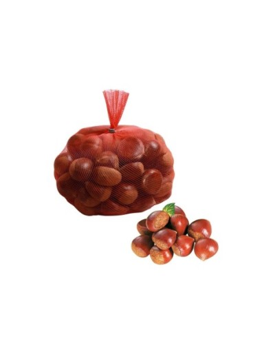 Castagne fresche in rete - 750 gr - Spedizione gratuita consegnata in EUROPA e UK