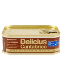 Delicius Filets d'anchois de Cantabrie XL - 320 gr - Livraison gratuite en EUROPE et au Royaume-Uni