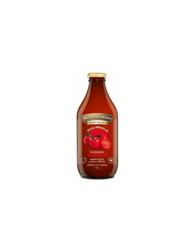 Bottega di Sicilia Sicilian Red Cherry Tomato Puree - 330 gr - Free shipping delivered to EUROPE and UK