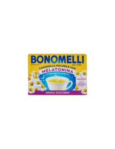 Bonomelli Camomille Soluble à la Mélatonine - 16 Sachets - Livraison gratuite en EUROPE et au Royaume-Uni