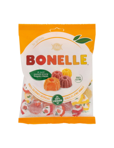 Fida Le Bonelle Bonbons Gelées fruits assortis - 175 gr - Livraison gratuite en EUROPE et au Royaume-Uni