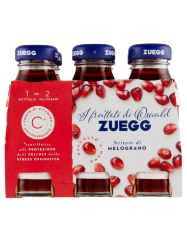 Zuegg Pomegranate Nectar - 6 x 125 ml - Free shipping delivered to EUROPE and UK